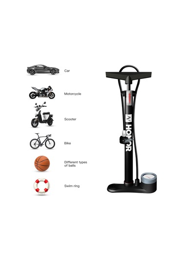 Ximistore9 Bisiklet İçin Yerüstü Hava Pompa, 160 Psı, Hızlı Ve Güvenli Şişirme, Büyük Basınç Göstergesi, Schrader/presta/dunlop Uyumlu