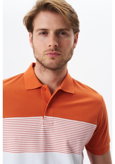 Arma Erkek Regular Fit Çok Renkli % 100 Pamuk Pike Polo Yaka Tişört Y29374355002 Pembe