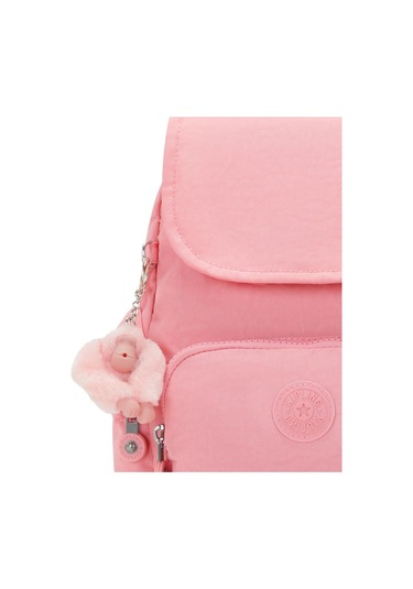 City Zip Mini Küçük Boy Sırt Çantası Pembe