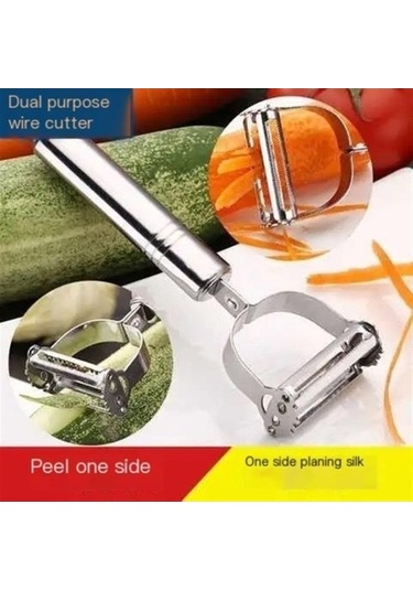 Soyucu Çok Fonksiyonlu Patates Rendesi Aracı - Gümüş Renk Gümüş