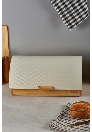 Benito Bambu Ekmek Dolabı Krem