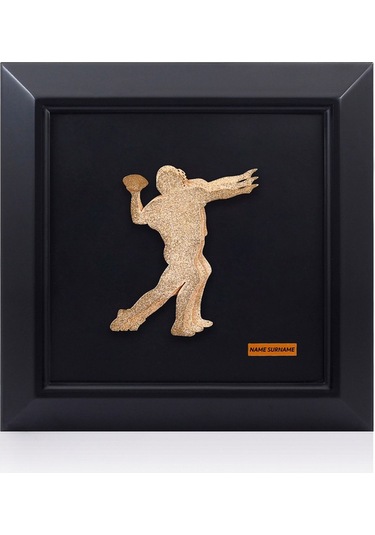 Zekupp Amerikan Futbolu Severler İçin Ahşap Tablo, Duvar Dekorasy