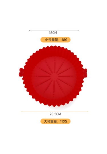Symbee "ekolojik Silikon Hava Fritözü Astarı, Yapışmaz Ve Yeniden Kullanılabilir, 450 F'ye Dayanıklı" Koyu Yeşil
