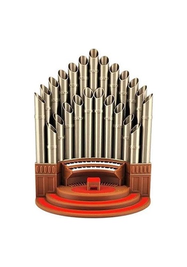 Ganzhoushop Boru Organ Kalem Kalemlik, Komik Kalemlik Masaüstü Dekorasyonu, Boru Organ Şekilli Masaüstü Kalemlik