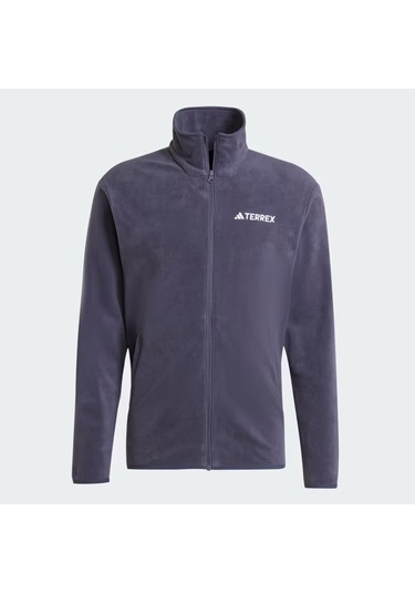 Adidas Multi Essentials Fermuarlı Erkek Polar Ceket Jm3116 Gri