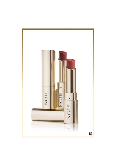 Note Cosmetique Iconic Sheer Lipstick Nemlendirici Parlak Ruj 212 Powerful - Kırmızı