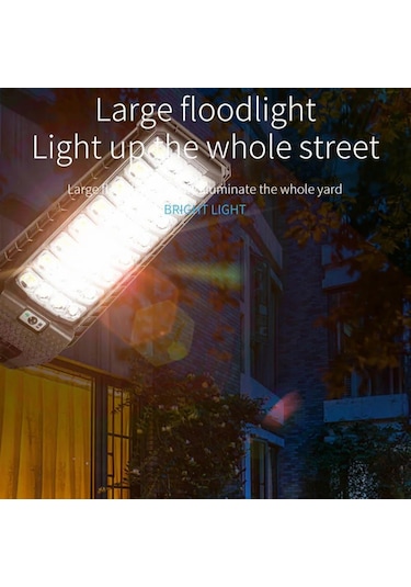 Cbtx W7208-3 Dış Mekan Su Geçirmez Ev Bahçe Lambası Güneş Enerjili Led Parlak Bahçe Lambası 3 Sıra Diğer