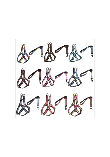 Maxilife Yumuşak Dokulu Köpek Göğüs Tasması 2 Cm Göğüs: 40 Cm - 60 Cm Çok Renkli