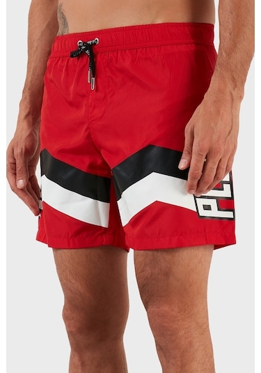 Philipp Plein Erkek Mayo Short Cupp06M0152 Kırmızı