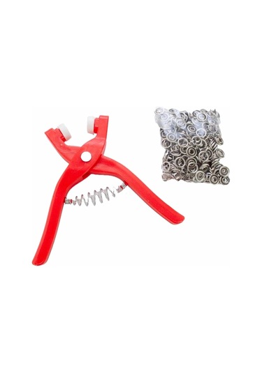 Yuvarlak Halkalı Kuş Gözü Pensesi 9.5 Mm - Bebek Elbise Çıtçıt Montaj Seti