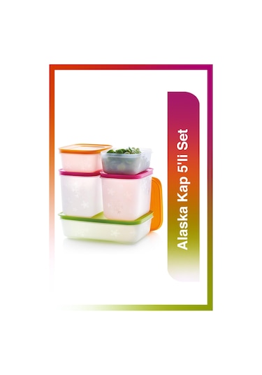Tupperware Alaska Kap 5'li Set