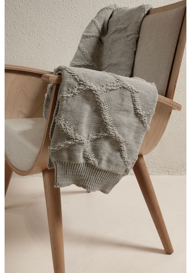 Espuma De Mar Vizon Tek Kişilik Battaniye 160x220 37136 Vizon