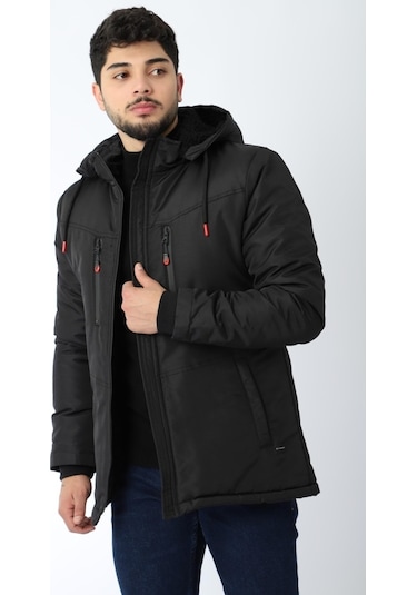 Stil Kombin Çift Göğüs Fermuarlı Su Geçirmez Şişme Mont Pldp 2941 (550815748)