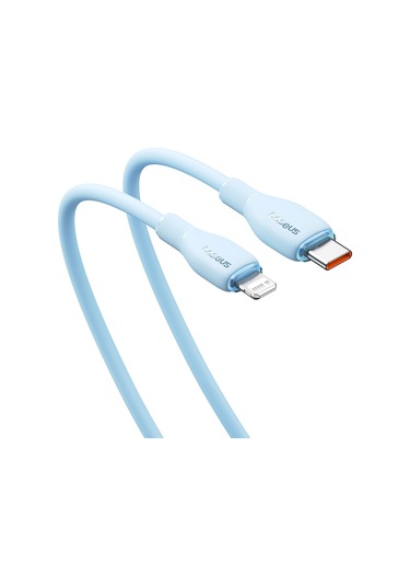 Baseus Pudding Serisi 20w Type-c - 8 Pin Hızlı Şarj Veri Kablosu, Uzunluk:2m