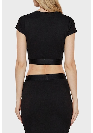 Calvin Klein Bayan Top Lv00qs7349 Ub1 Siyah Siyah