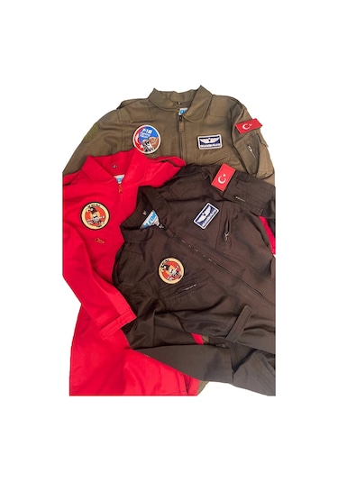 By Nova Airforcemarket Çocuk Pilot Tulumu Siyah