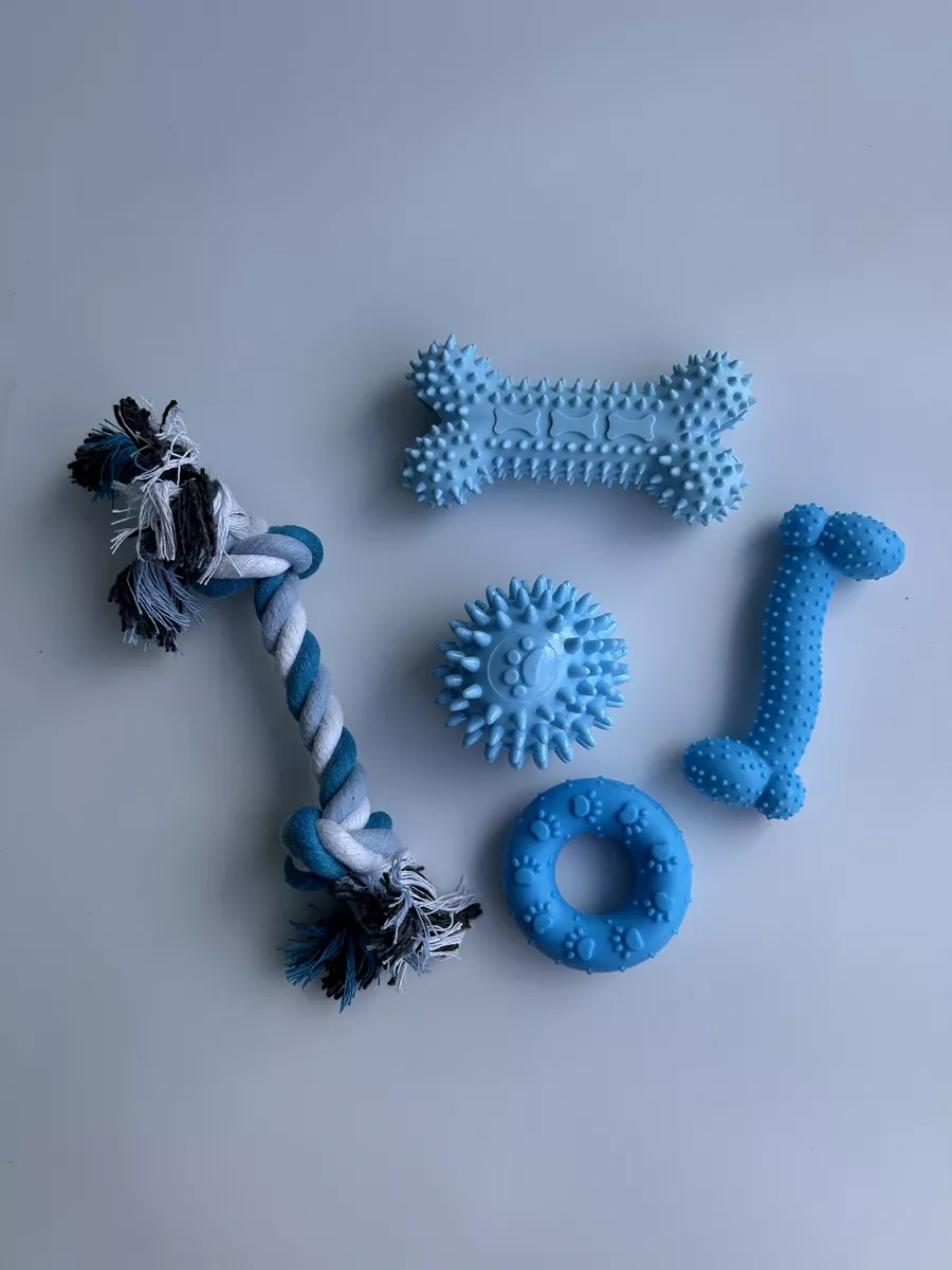 Toysfordogs 5 Parçalı Lastik Köpek Oyuncakları Seti 240710211