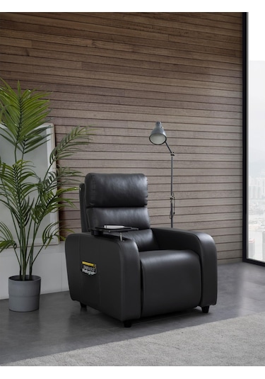 Mari Tablalı Tekli Koltuk Rehome Mari Berjer 80x97x110 Açık Kahverengi