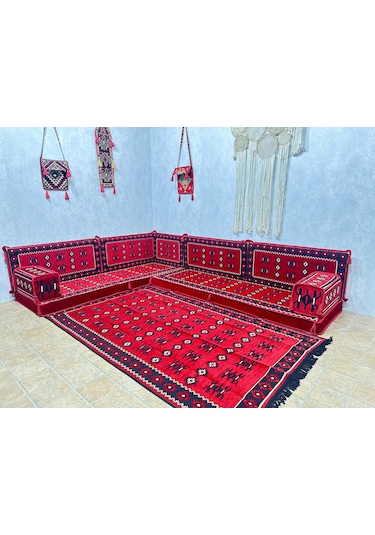 Coton Şark Köşesi Lüks Minder Takımı