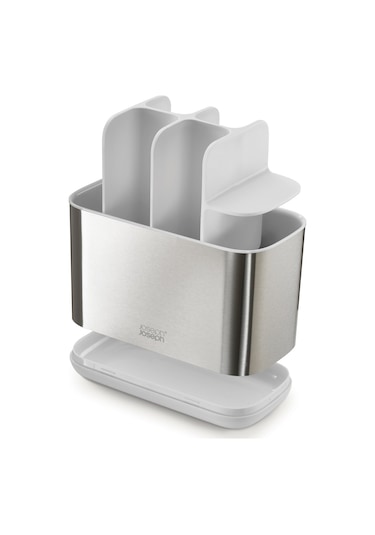 Joseph Joseph Easystore Steel Diş Fırçalık - Beyaz/gri Beyaz - Gri