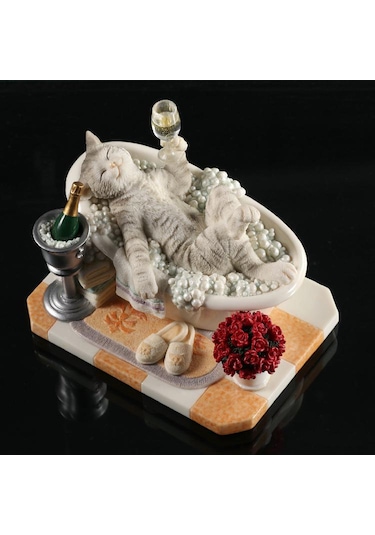 Veronese Biblolar-wise Hayvanlar Alemi-banyo Sefası Yapan Kedi-14