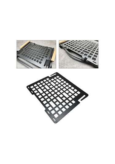 Dolıty Kamp Sandalyesi Arka Dayanağı Depolama Rafı Arkalığı Siyah Çok Renkli