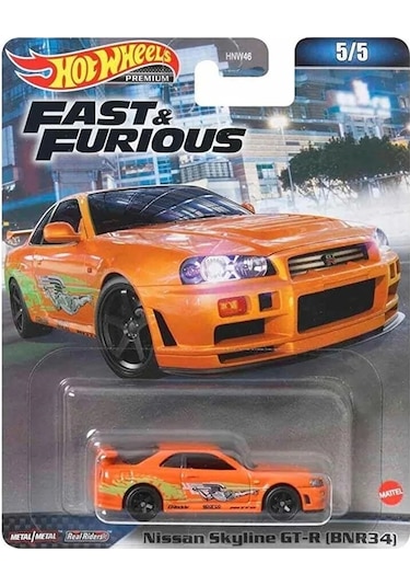Hot Wheels Fast&furious Nissan Skyline Gt R Premıum