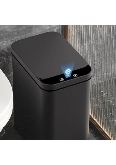 Pazly 2 Adet Dokunmatik Çöp Kovası, 11l, Akıllı Elektrikli, Mutfak/banyo/yatak Odası/kurumsal