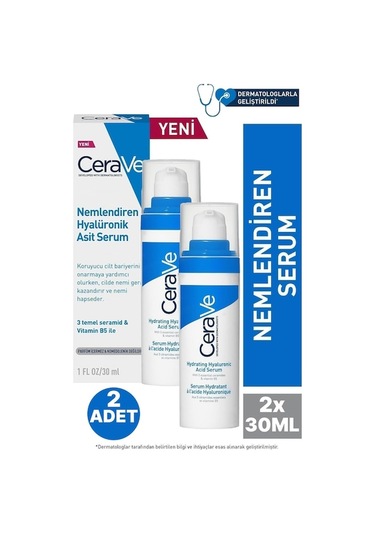 Cerave Nemlendiren Hyalüronik Asit Serum 2 x 30 ML