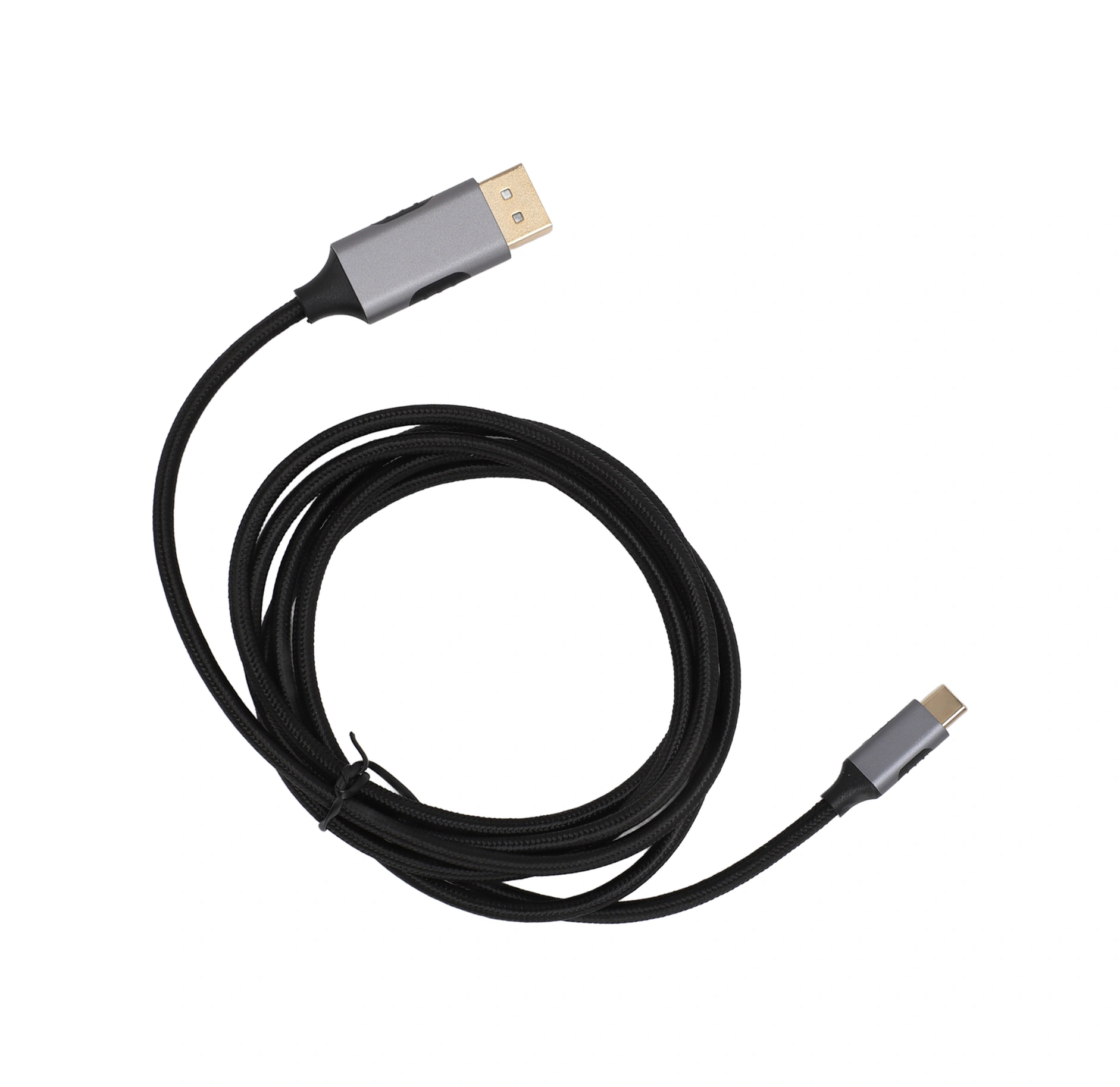 Vkemall Usb-c'den Displayport 1.4'e Kablosu, 8k 60hz Çözünürlük, 1.8m Uzunluk, Nilon Örgü Ve Aluminyum Gövde, Stabl Sinyal, Bilgisayar/projektör/tv Uyumlu