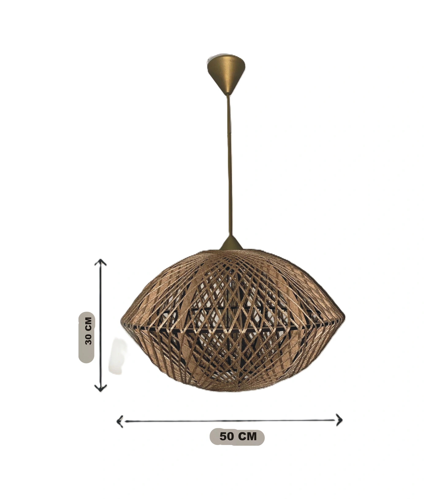 Doğal-bohem,rustik,modern,jüt,hasır,el Yapımı Sarkıt Avize Renkli