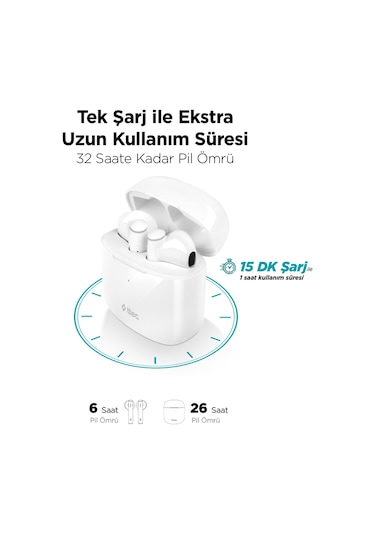 Ttec 2KM137B AirBeat Lite 2 TWS Bluetooth 5.0 Kulak İçi Kulaklık