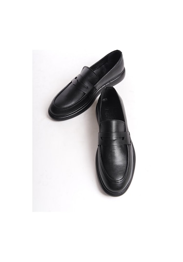 D873 Günlük Ortopedik Erkek Klasik Garantili Ayakkabı Siyah