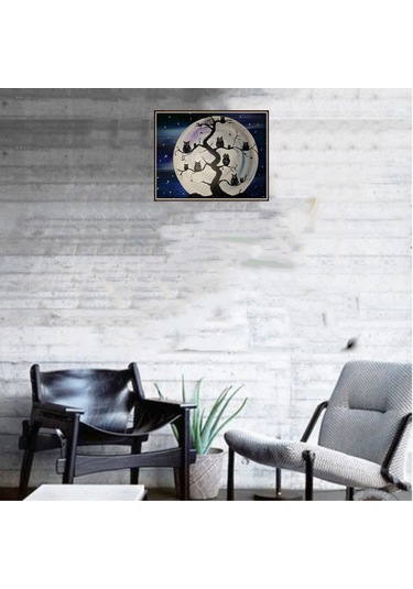 Yaleker 5d Tam Taşlı Diamond Painting Dıy Duvar Dekoru - 8691 Ağaç Deseni, 30x25cm, Göz Koruyucu Teknoloji, Ev Dekorasyonu Ve Hediye Seçeneği Gümüş