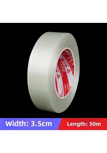 Yapışmayan İşaret Tek Taraflı Fiber Bant Kalıp Elektronik Ambalaj Yapışkan Bant 3.5cm Wide 50 M Long Standard Diğer