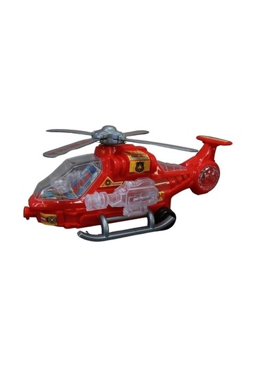 Ctoy Sesli Ve Işıklı İtfaiye Helikopteri Çok Renkli