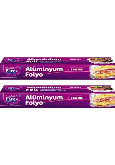 Alüminyum Folyo 8 Mt İkili Set