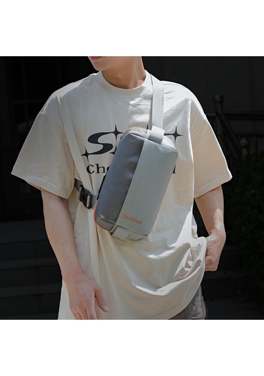 Erkekler İçin Şık Ve Fonksiyonel Banliyö Göğüs Çantası, Gündelik Kullanım Ve Spor Aktiviteler İçin Uygun, Renk Uyumlu Ve Konforlu, Çapraz Askılı Modaya Uygun Çok Yönlü Omuz Çantası Yeşil