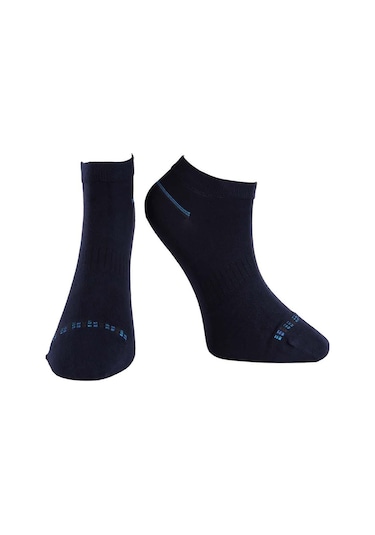 Jiber Erkek Modal Patik Likralı Çorap 6104/6106 - 6 Adet Lacivert