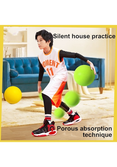 Ranyeek Çocuklar İçin Sessiz Ve Güvenli Büyük Boy Sarı Spor Topu - 24 Cm 7 Numaralı