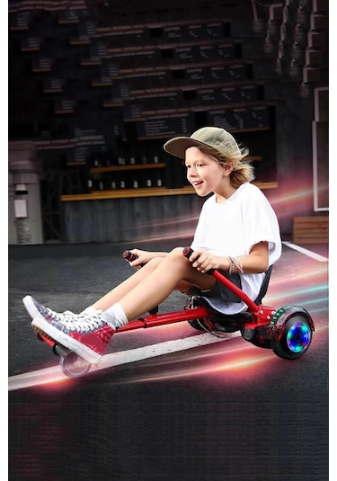 Elektrikli Kaykay Scooter Akıllı Denge Hoverboard + Hoverkart + Çanta Full Ledli Extrem Paket D13