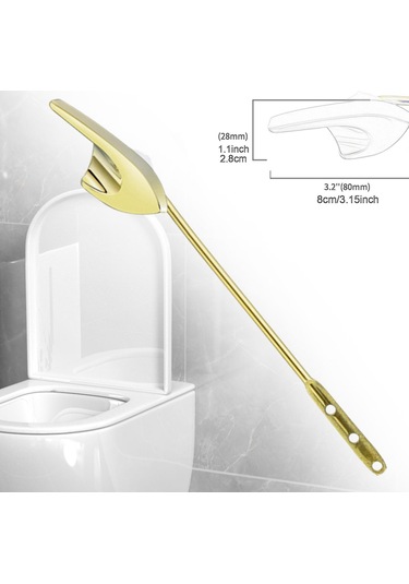 Suntek Tuvalet Tankı Sifon Kolu Kolay Kurulum Paslanmaya Altın