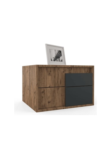 Venge Komodin - Atlas Çam - Antrasit