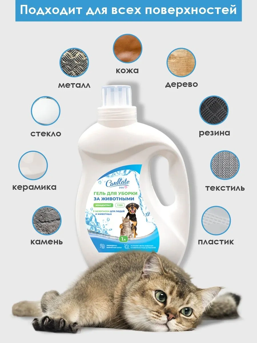 Conflate Klorheksidinli Hayvan Koku Nötralize Edici Temizlik Ürünü 1l 197035674