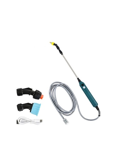 Pazly Paslanmaz Çelik Su Hortumu Püskürtme Çubuğu, Ayarlanabilir Sprey, Elektrik Ekranlı, Elde Taşınır Geri Çekilebilir 2