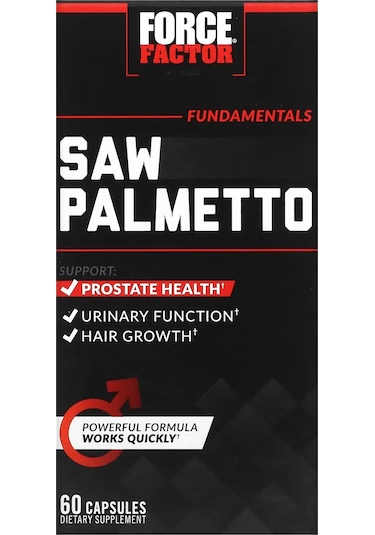 Force Factor Fundamentals Saw Palmetto 610 Mg 60 Capsules