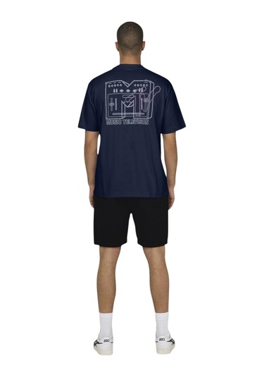 Only Erkek O Yaka T-shirt 22029523 Lacivert