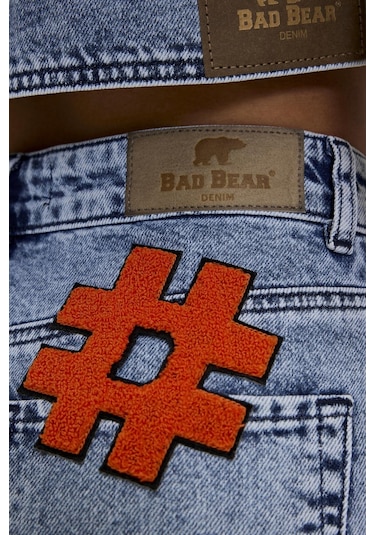 Bad Bear Ocean Blue Kadın Denim Pantolon-okyanus Mavi Açık Mavi