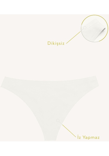 Nbb Kadın Ekru Cushy İz Yapmaz String Ekru