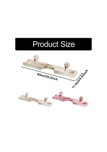 Suntek Banyo Rafı Matkapsız Zarif Düzenleyici Daire Tuvalet Yurt Beyaz